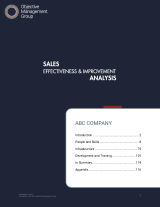 OMG Sample Sales Effectiveness and Improvement Analysis (Organisation)